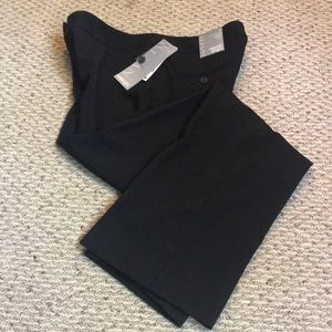 Black Straight Leg Alfani Work Pants